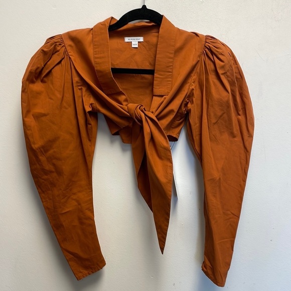 WeWoreWhat Bisou crop tie top - Picture 3 of 5